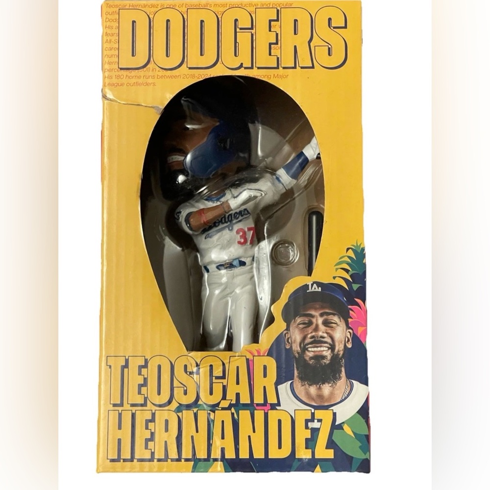 L.A. Dodgers Teoscar Hernandez 2025 Bobblehead — FREE Shipping